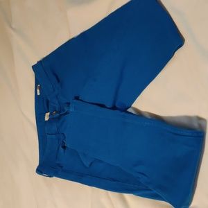 Blue skinny leg jeans